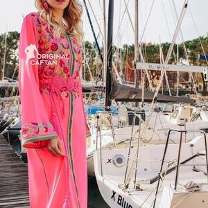 Designer Moroccan Caftan Hand Made